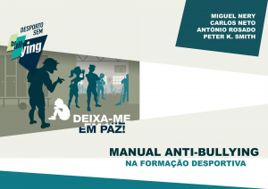 Manual Anti-Bullying na Formação Desportiva